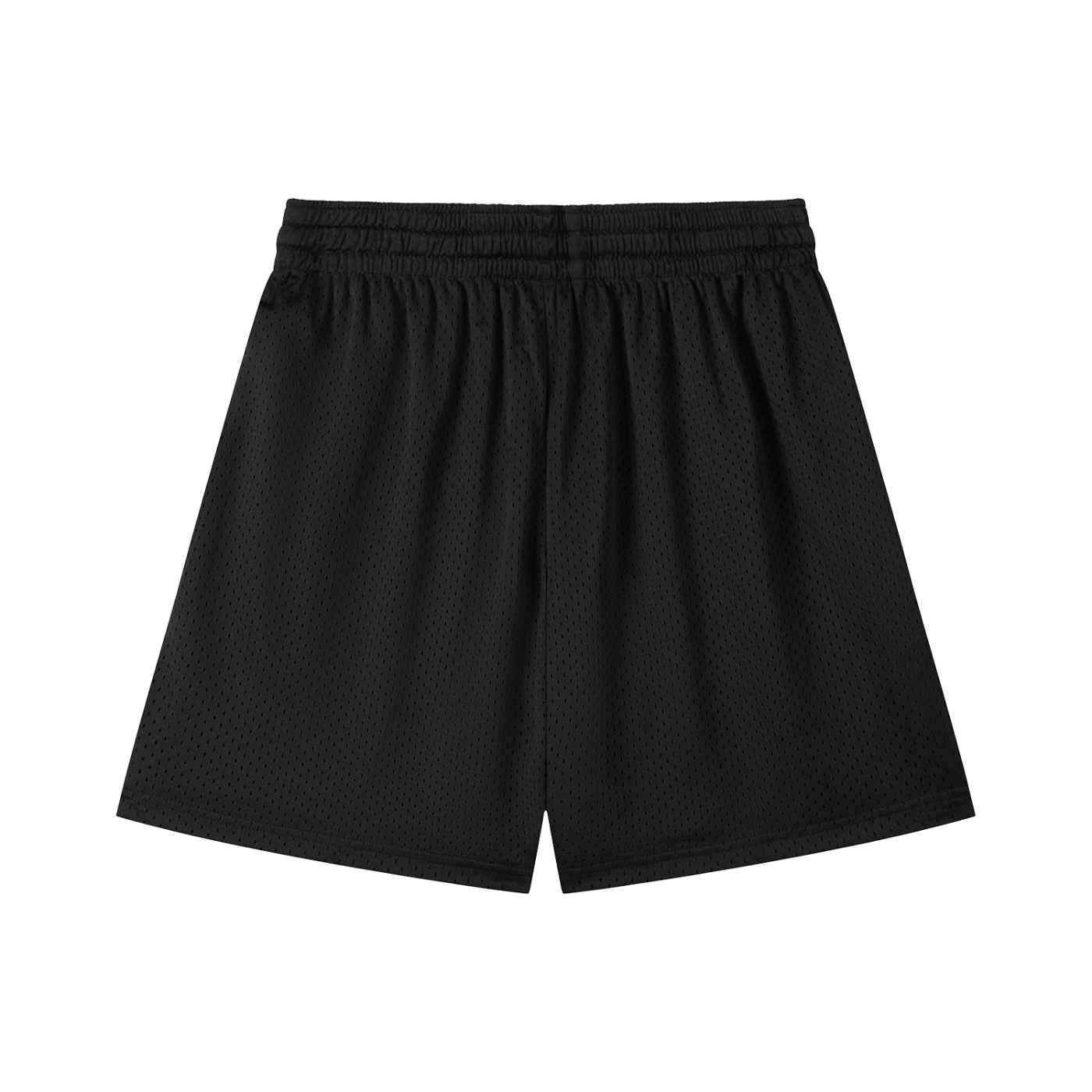 PBX Black Mesh Drawstring Shorts