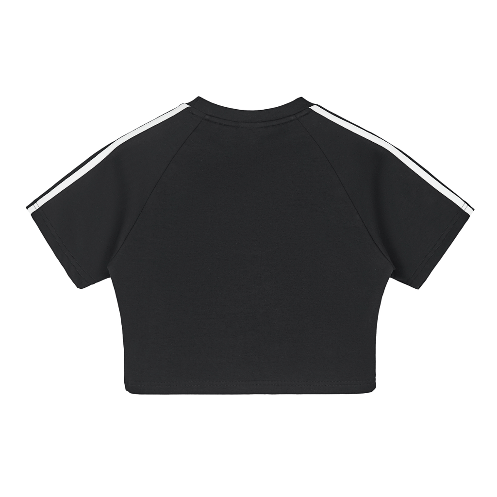 PBX Black Taped Performance Crop Top