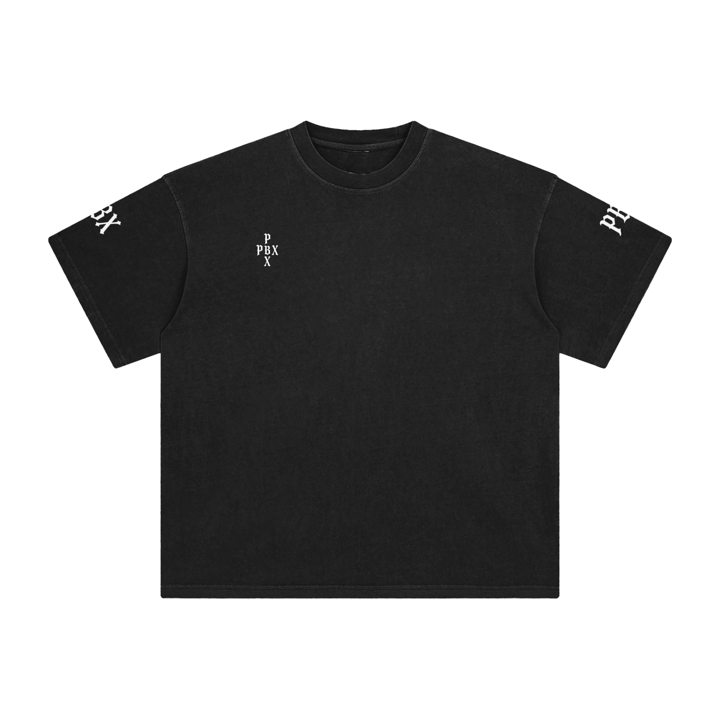 PBX Black Enzyme Washed T-Shirt